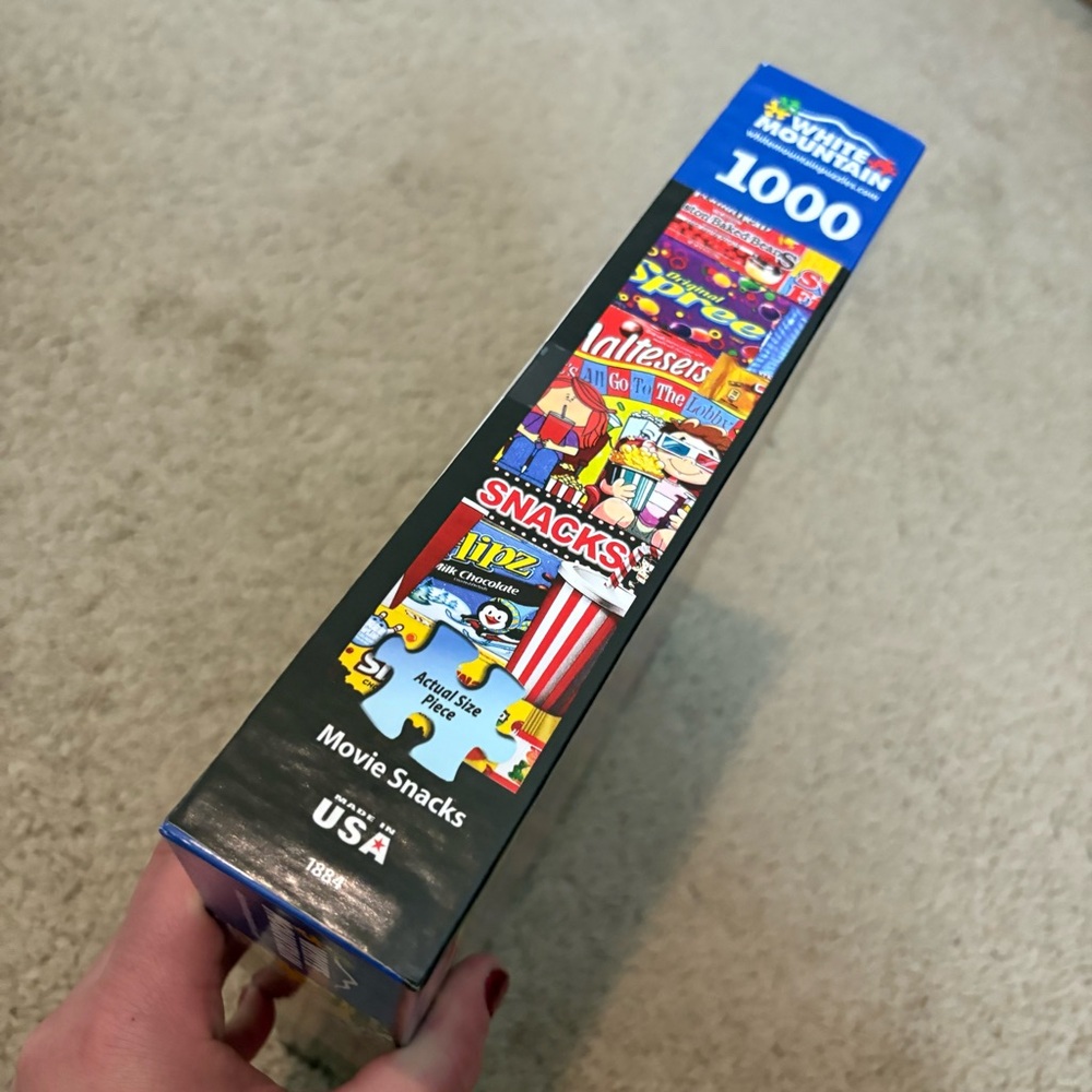 Movie snacks white mountain puzzle 1,000 pieces - Picture 2 of 2